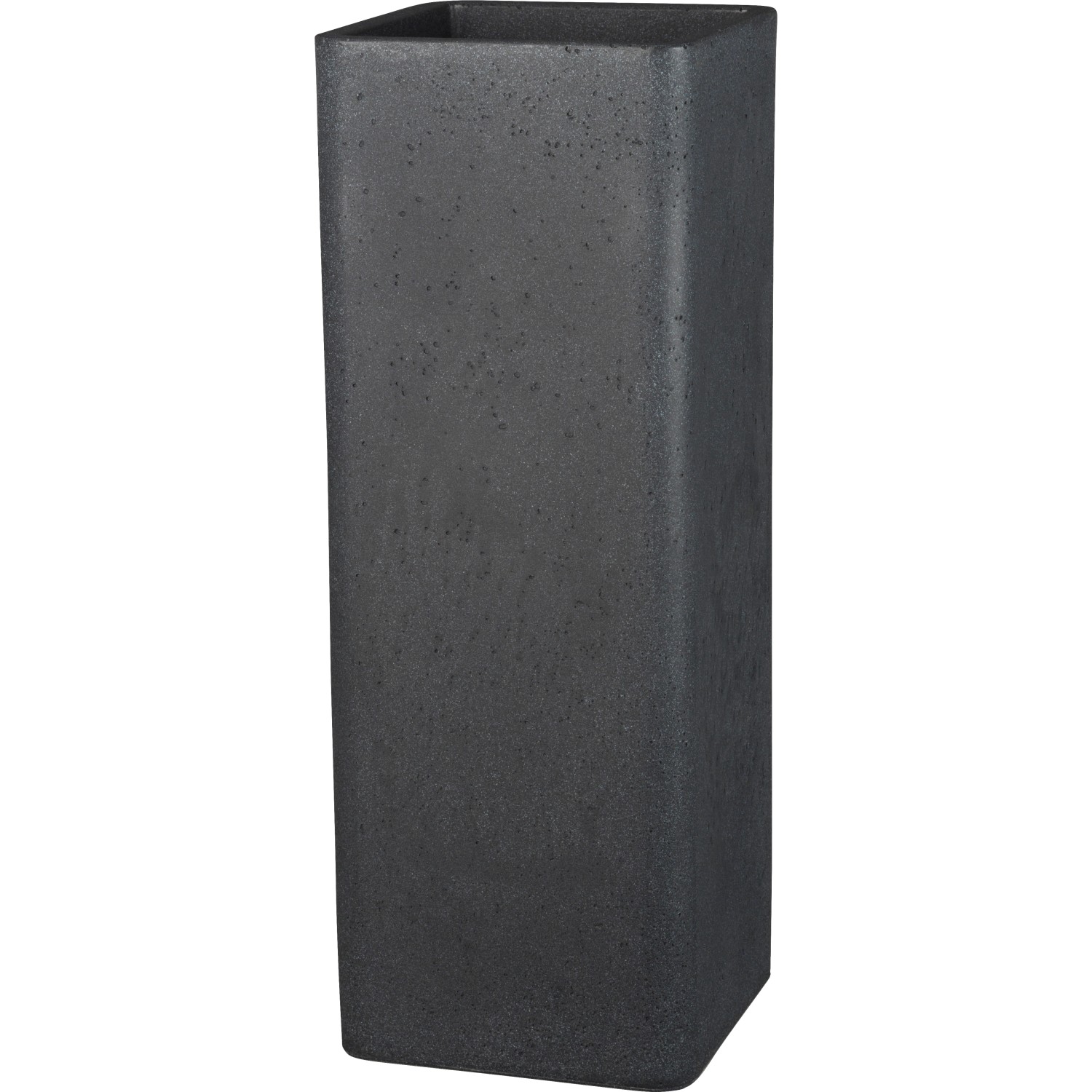Scheurich Hochgefäß Plaza High Ø 26,5 cm x 72,5 cm Schwarz Granit