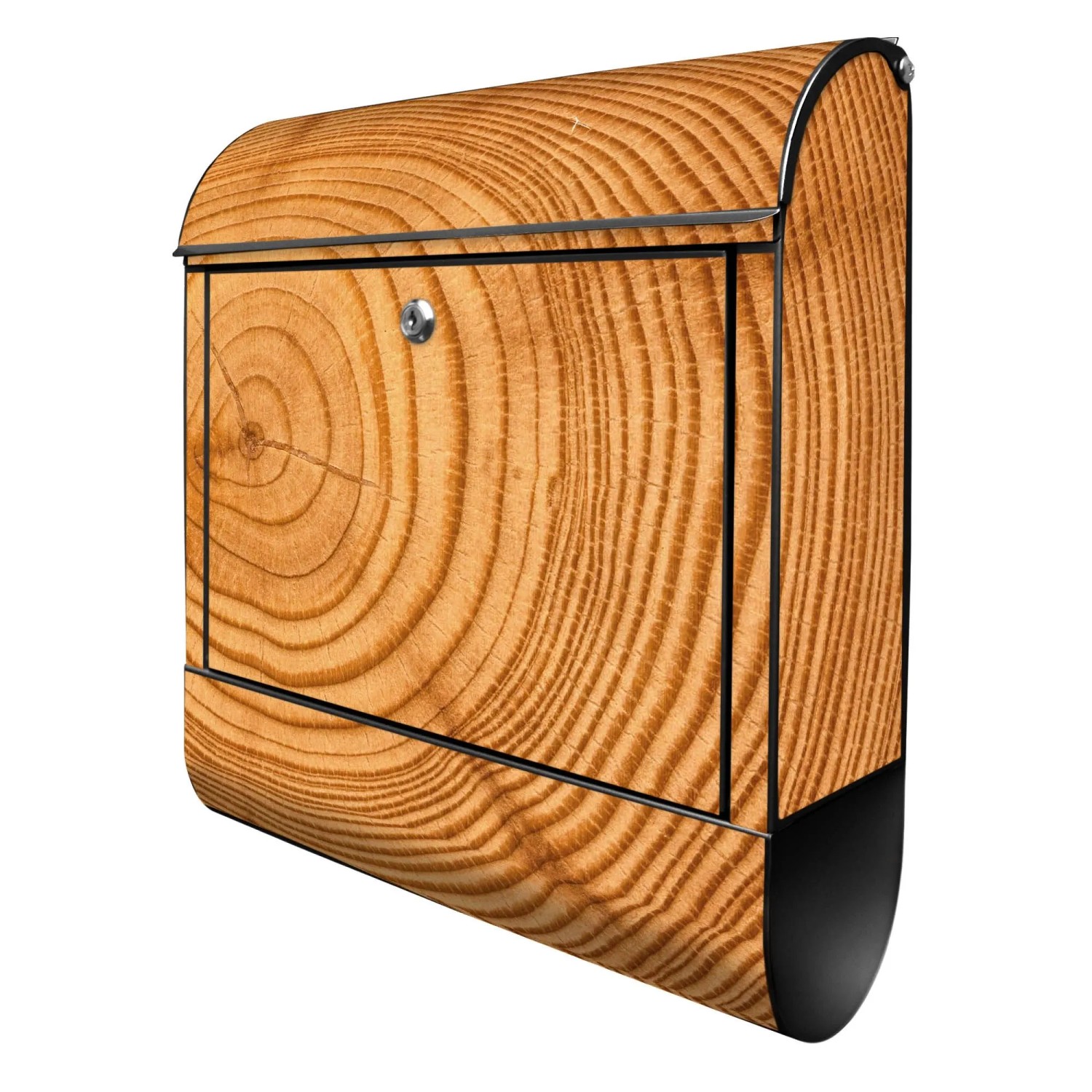 Banjado Design Briefkasten Schwarz Pulverbeschichtet 39x47x14cm 2 Schlüssel günstig online kaufen