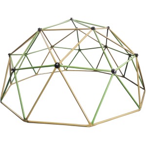 Home Deluxe Klettergerüst Matti, grün-bronze, Stahlkonstruktion für Kinder, Spielplatzgerät.