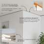 Protektor Schattenfugenprofil für Trockenbau: Weiße 18mm Schattenfuge an Decke/Wand, Montage mit Gipskartonplatten. Hart-PVC.