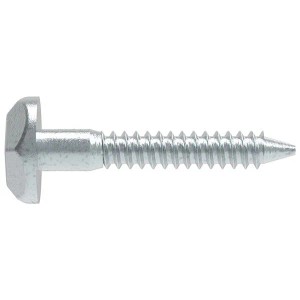 FeNau Sicherheitsschraube Stahl Verzinkt 7 X 40 mm Mit AW 40 Antrieb Und Verschlussstopfen