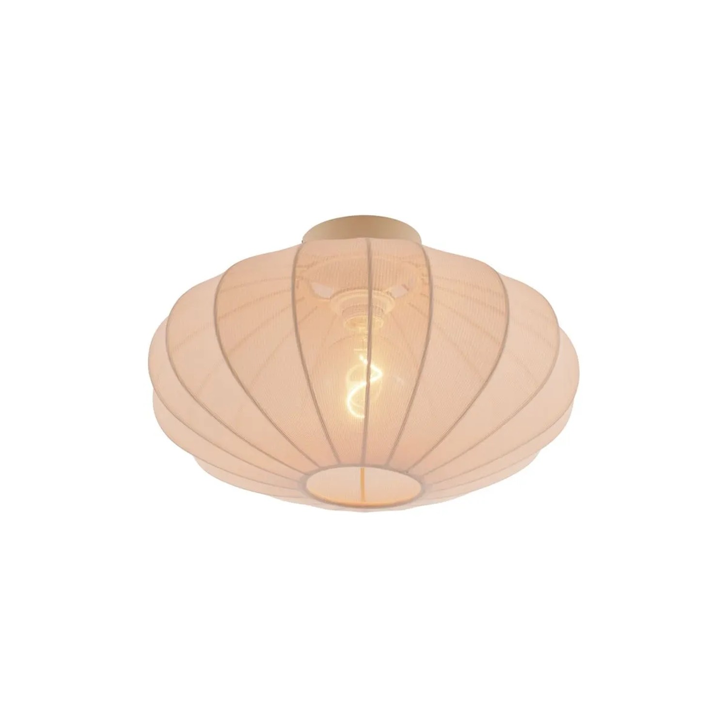 QAZQA Design Deckenleuchte Beige Bida