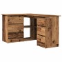vidaXL Eckschreibtisch Altholz-Optik 145x100x76 cm Holzwerkstoff 855962