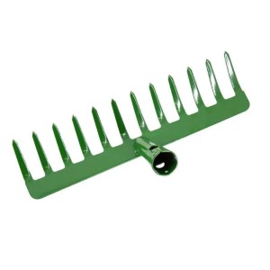 Galaflor Gartenrechen aus Stahl 12 Zinken 30 cm