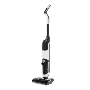 Midea Nass-Trockensauger X6 in Weiß-Schwarz, ein kabelloser Bodenstaubsauger für Hartböden.