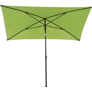 Grüner Siena Garden Marktschirm (140x210 cm) mit Knickfunktion für flexible Beschattung.