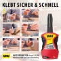 UHU Sekundenkleber Präzision, 3g Flasche. Geeignet für Porzellan, Kunststoff, Metall, Gummi, Holz und Keramik.