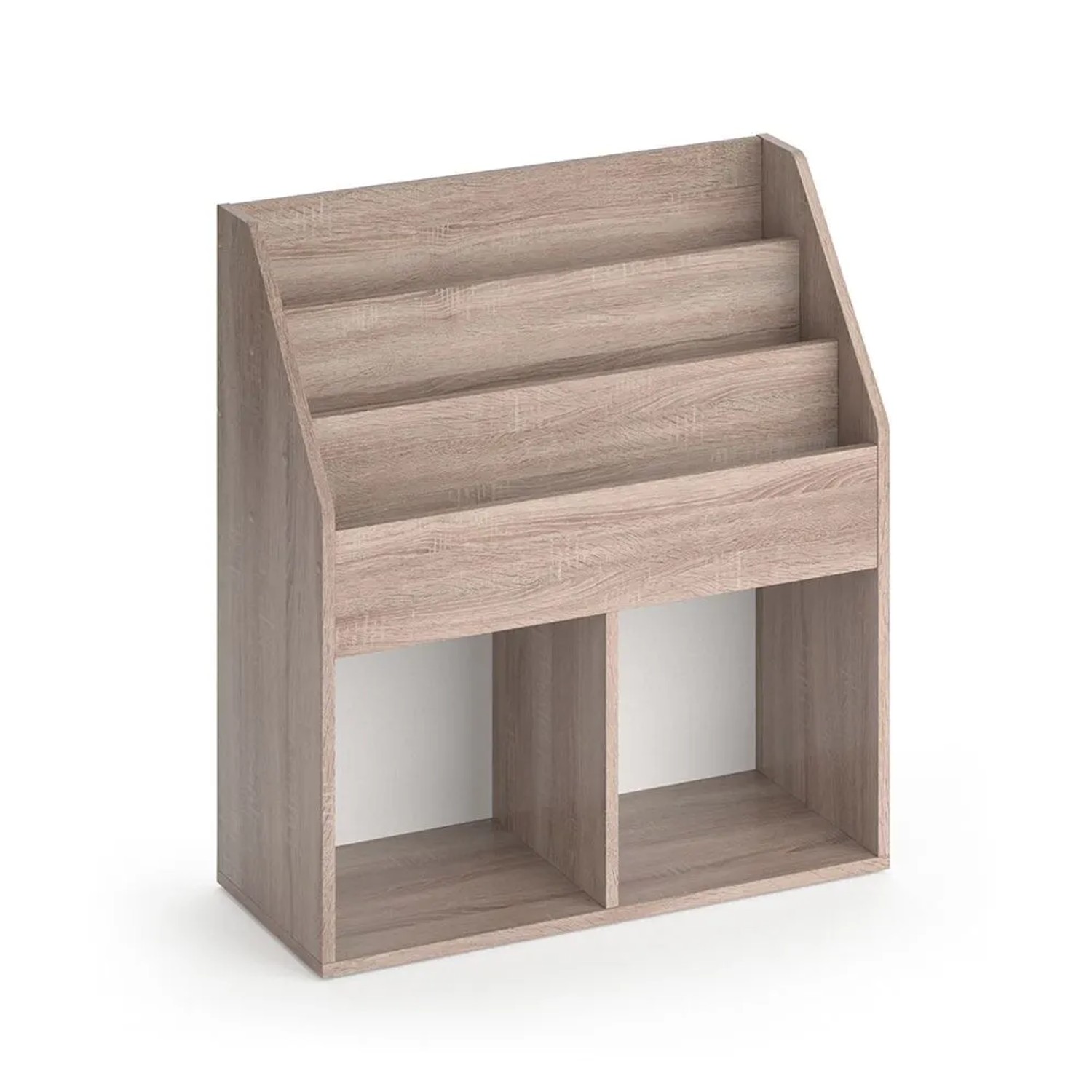 Vicco Bücherregal Luigi Sonoma 72 x 79 mit 2 Faltboxen Art Nr 34475