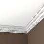 Weiße PROFHOME Eckleisten (30m) im Set, Zierleisten für Decke und Wand im Neo-Klassizismus Stil.