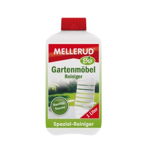 Mellerud Bio Gartenmöbelreiniger Nachfüllflasche, 1 Liter. Reinigungsmittel für Gartenmöbel.