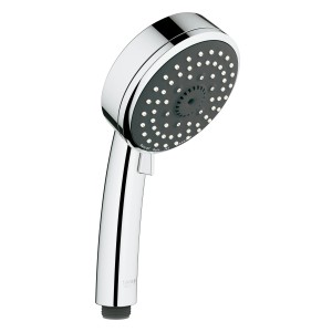 Grohe QuickFix Handbrause Vitalio Comfort 100 Chrom mit 4 Strahlarten.