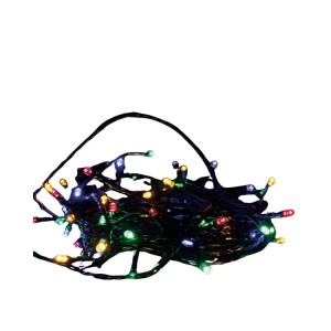 Lex 30er LED Lichterkette Batteriekette Weihnachten Beleuchtung Deko Bunt