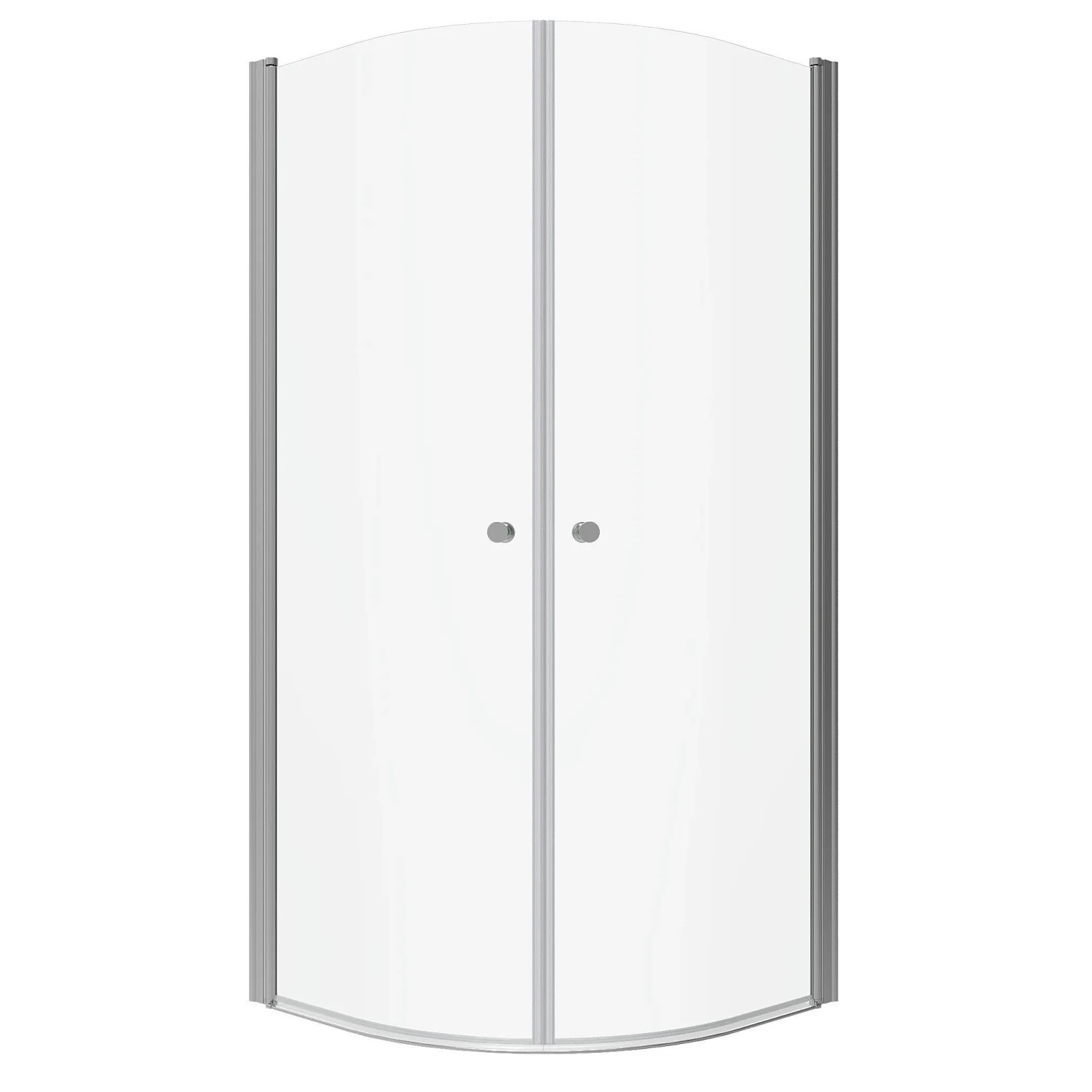 Aquabatos Runddusche 90 x 90 x 195 cm Duschkabine Duschwand Viertelkreis Du günstig online kaufen