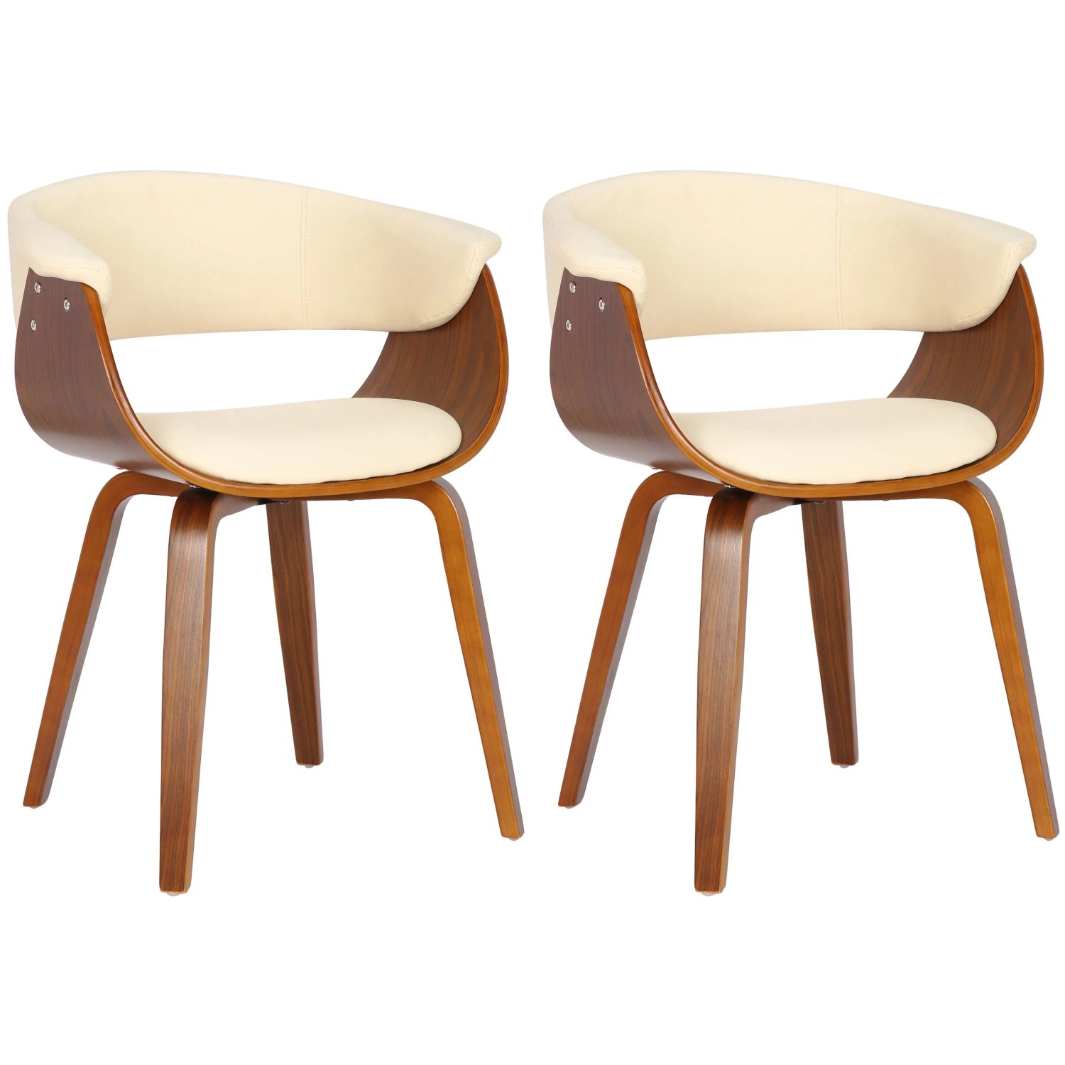 CLP 2er Set Stühle Bruce Creme