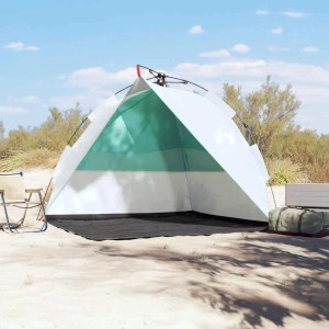 vidaXL Strandzelt Seegrün Quick Release Wasserdicht 4004153