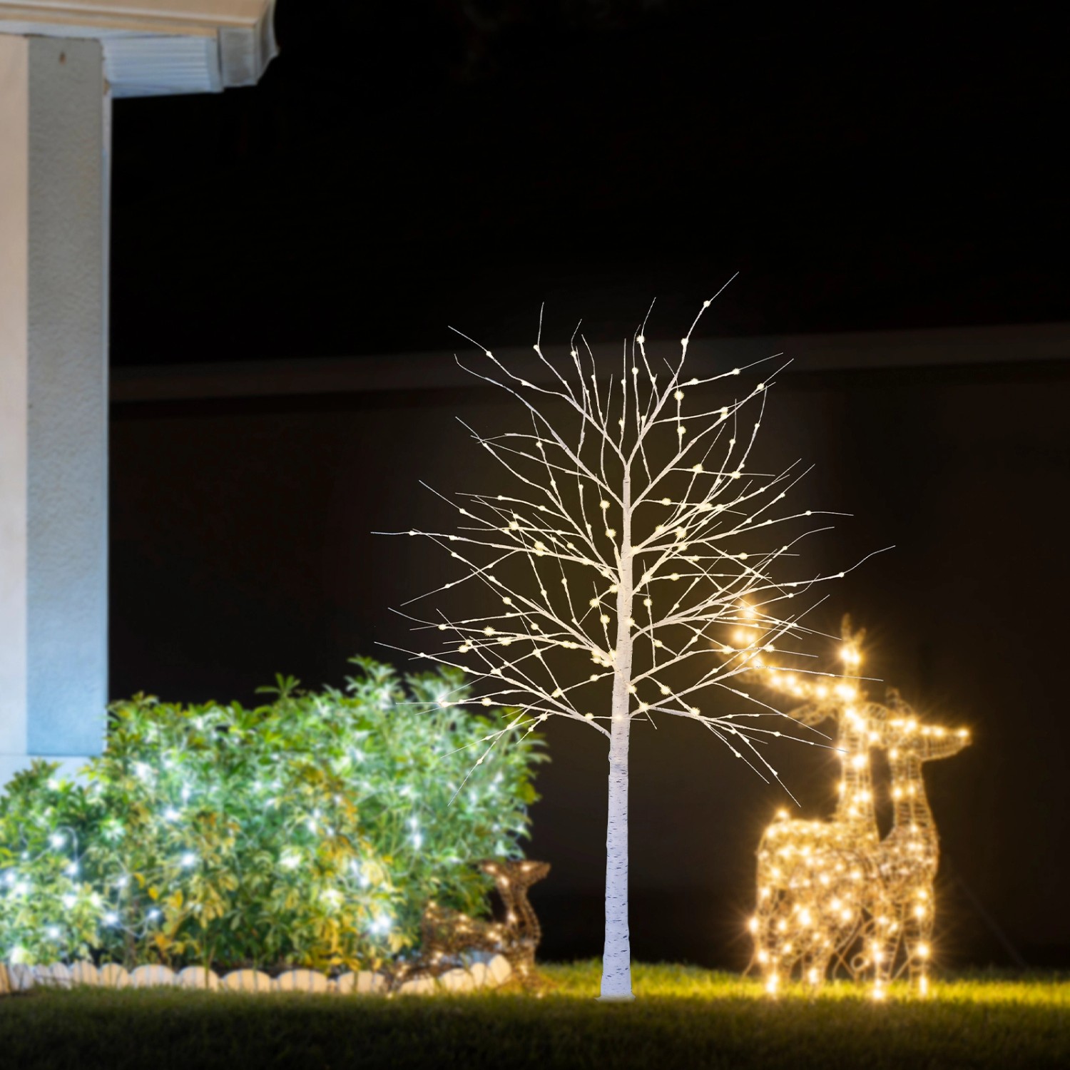 CCLIFE 150cm 180 Led Lichterbaum Innen Aussen Weihnachten Led Baum Innen Bi günstig online kaufen