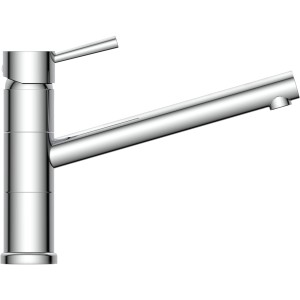 Schütte Küchenarmatur Unicorn Niederdruck, Chrom, Einhebelmischer für drucklose Geräte.