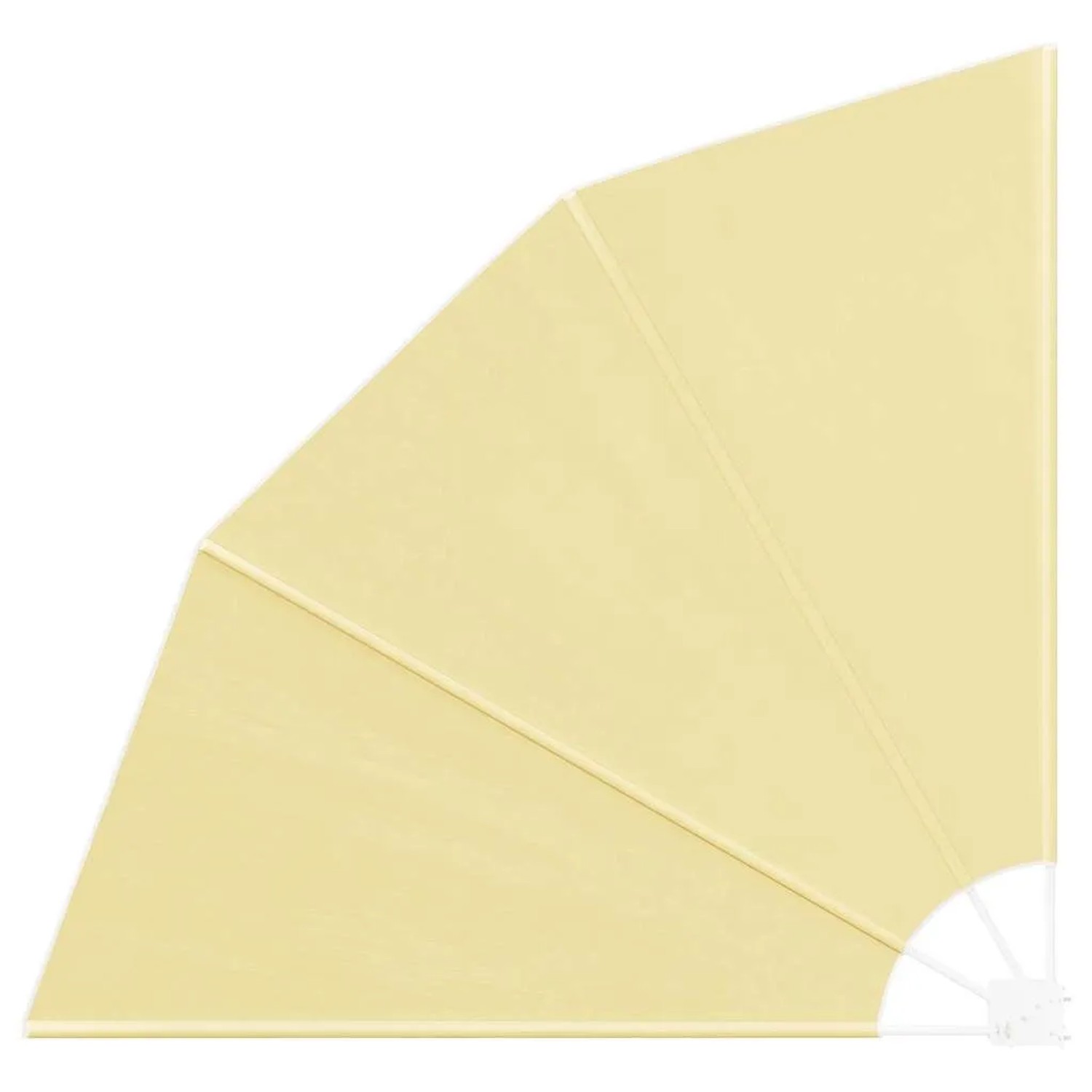 vidaXL Balkon Sichtschutz Sand 140 x 140 cm Polyester 42000929 günstig online kaufen