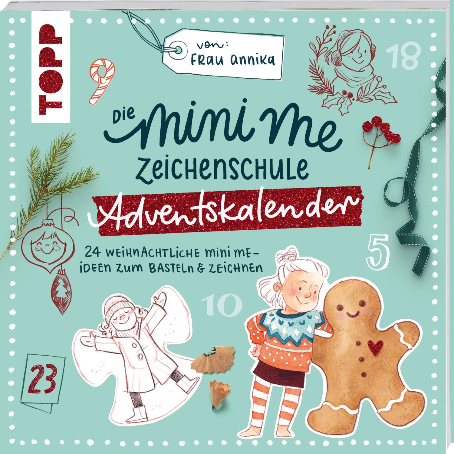 Die Mini me Zeichenschule Adventskalender. Frau Annika & ihr Papierfräulein