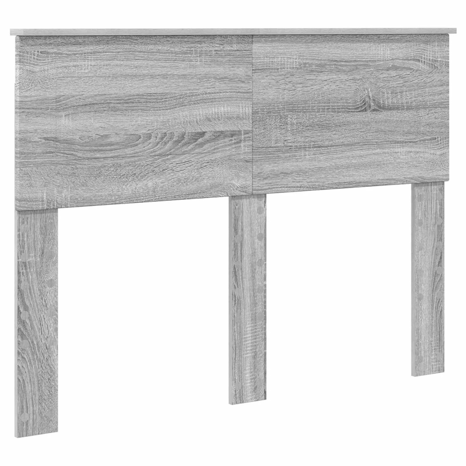 vidaXL Kopfteil mit Kopfteil Graues Sonoma 120 cm Holzwerkstoff 888326