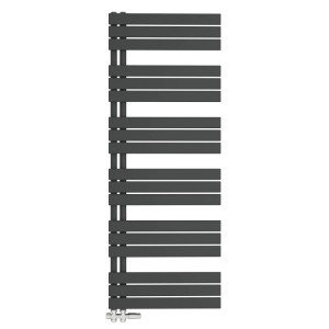 AICA Badheizkörper Handtuchwärmer 159.9x50cm 887W Anthrazit Handtuchtrockner mit Seitenanschluss