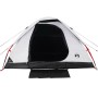 Weißes Furnicato Kuppelzelt für 4 Personen, verdunkelnd, mit offenem Eingang. Ideal für Camping & Outdoor.