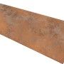Rasenkante Easy, Rost-Braun, 96x12cm, aus Schwarzstahl. Ideal zur Gartengestaltung.