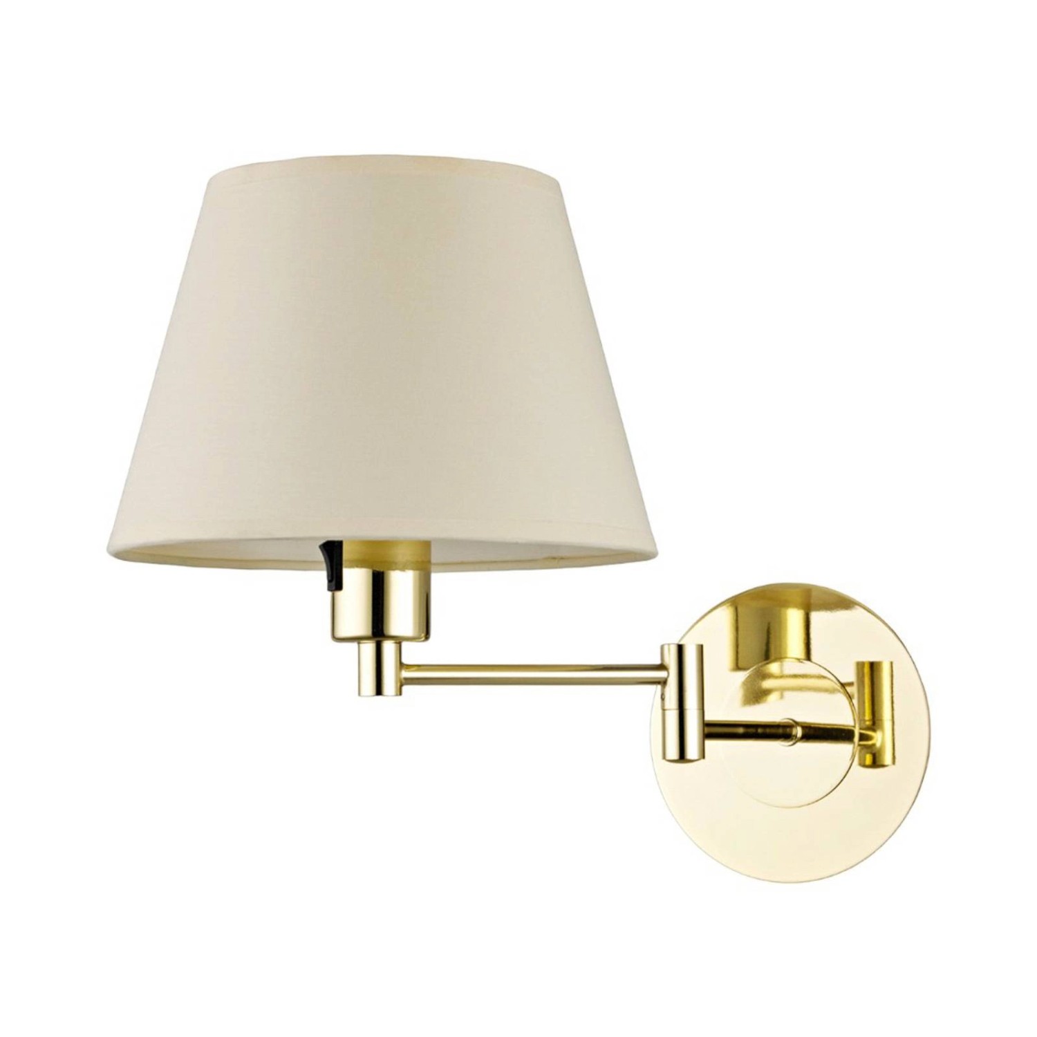 Lindby Wandleuchte Wandlampe Innen Pola 9620319 Modern in Creme aus Textil günstig online kaufen