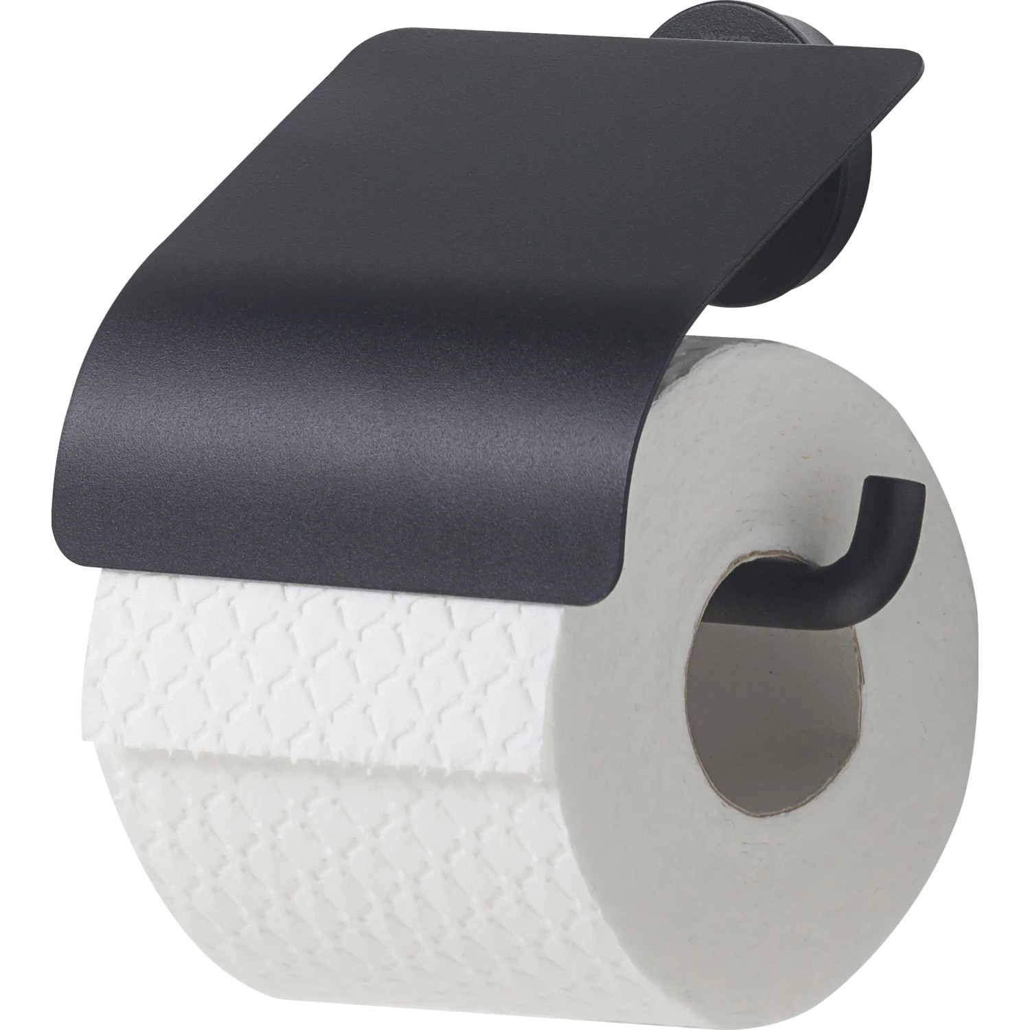 Schwarzer Tiger Toilettenpapierhalter mit Deckel, Urban Design.