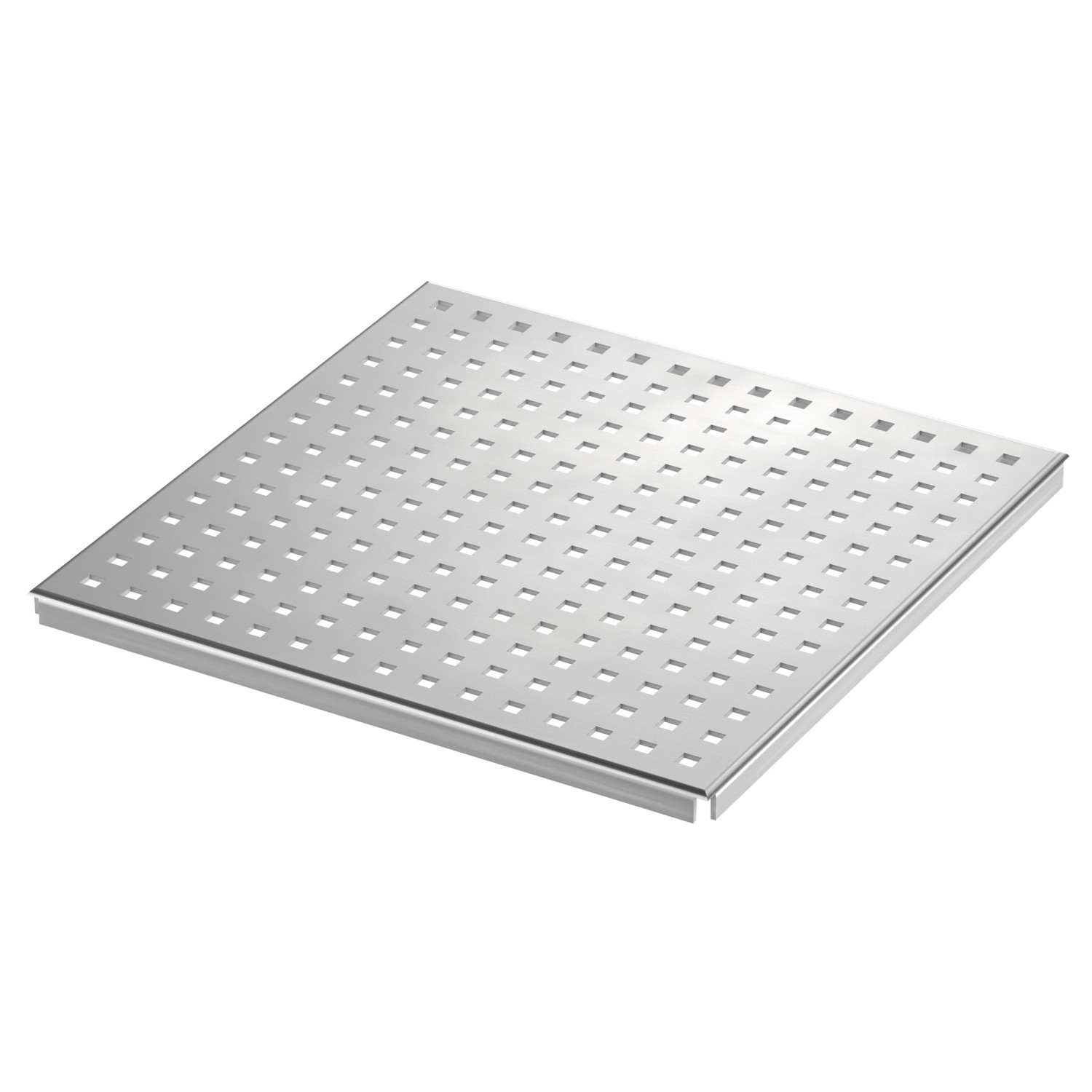Drainagerost Edelstahl 400 mm x 400 mm x 18 mm