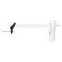 vidaXL Sonnenschirmhalter für Balkon Weiß 38 mm Stahl 4003385_3
