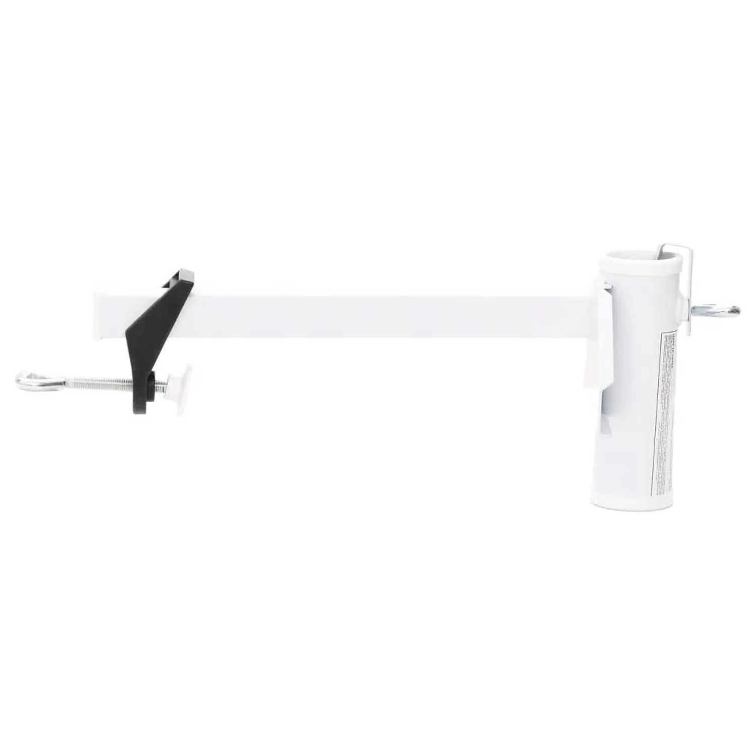 vidaXL Sonnenschirmhalter für Balkon Weiß 38 mm Stahl 4003385_3