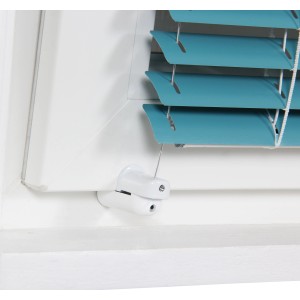 Avosdim Spannschuhe 2er Set, weiße Klemmhalterung für Rollos und Jalousien.