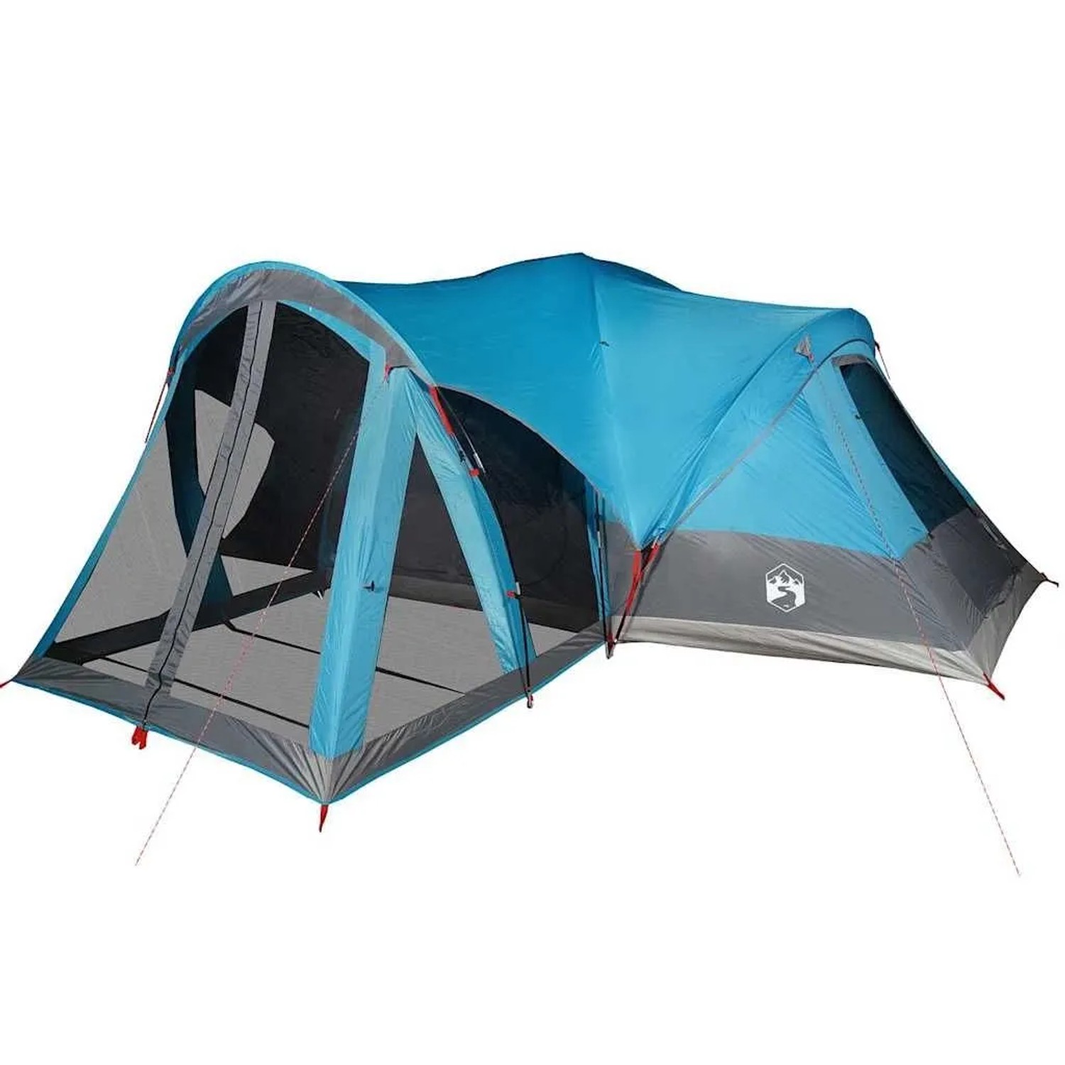 vidaXL Tipi-Familienzelt 8 Personen Blau Wasserdicht 94738