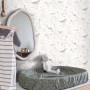 Beige ESTAhome Vliestapete Unterwasserwelt mit Walen, Delfinen, Korallen im Kinderzimmer. Dekorative Tapete.