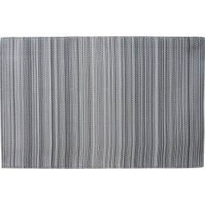 Outdoor-Teppich Polypropylen 180 x 120 cm Grau-Anthrazit Meliert