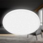 Brilo LED-Deckenleuchte Slim Sternenhimmel, neutralweiß, Ø 37,5 cm.