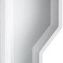 Rechteckige Raumsparwanne Cello, 150x75x55 cm, Typ A, aus Sanitäracryl, Aufsicht.