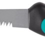 Wolfcraft Handstichsäge für Gipskarton mit 2-K-Griff, Nahansicht.