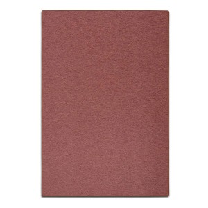 Terra-farbener Karat Teppichläufer London, 80x350 cm, mit flachem Schlingenflor.