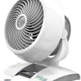 Weißer Vornado 5303DC Tischventilator mit Fernbedienung für mittlere Räume.