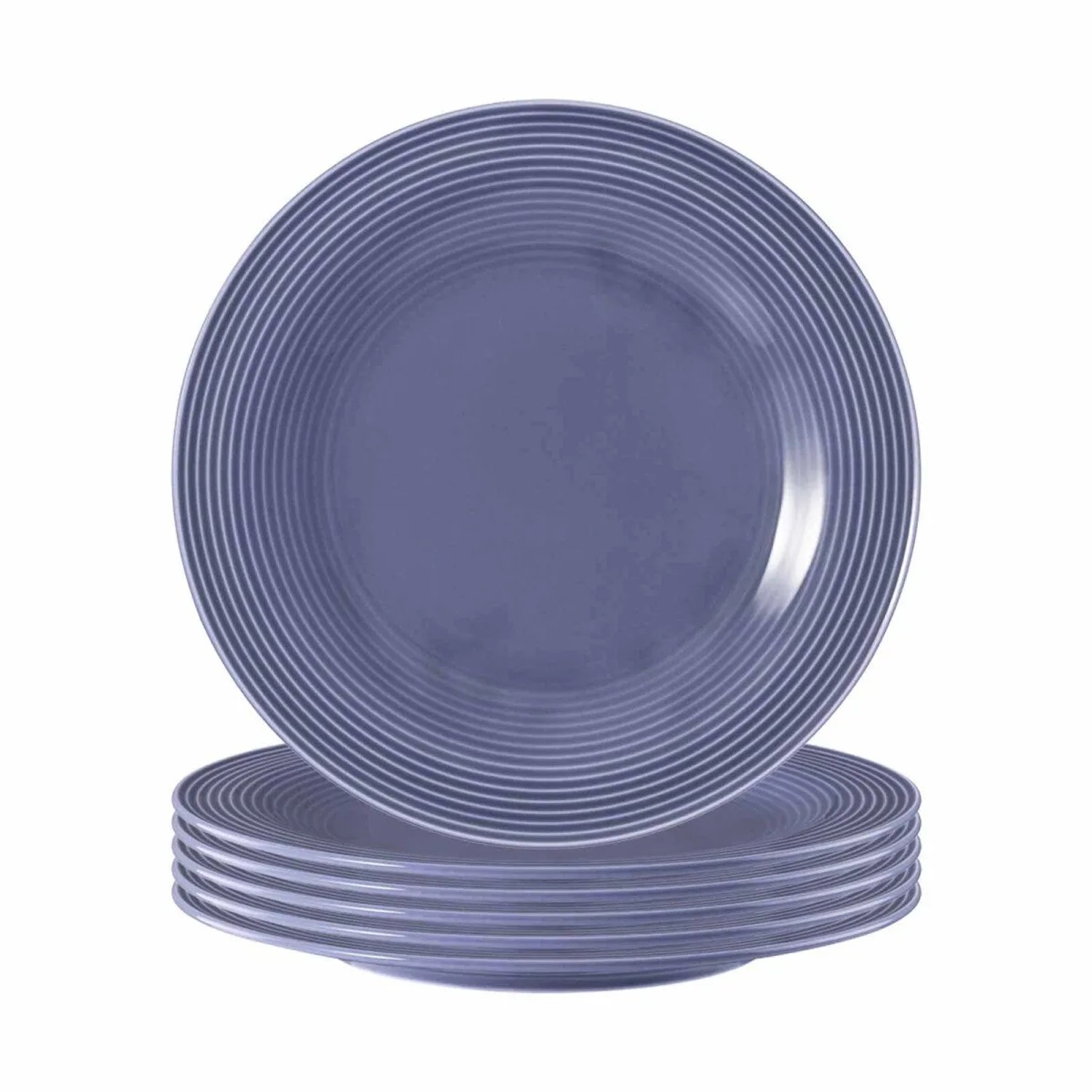 Seltmann Weiden Beat Color Glaze Frühstücksteller 23,3 cm 6er Set Fliederblau