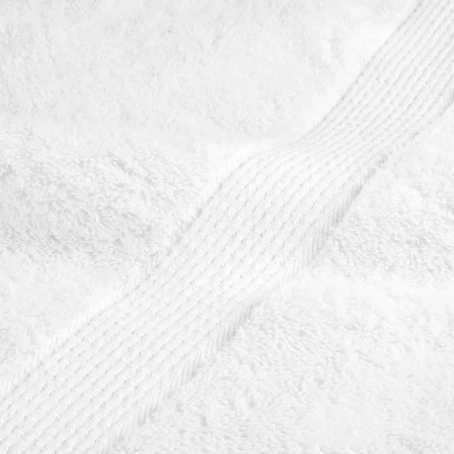 Weißes, flauschiges Premium-Seiftuch (30x30 cm) aus 100% Baumwolle, 4er-Set.