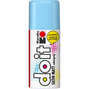 Marabu Colorspray Do It Satin Matt, 150 ml, Pastellblau. Sprühfarbe für Bastel- und Heimwerkprojekte.
