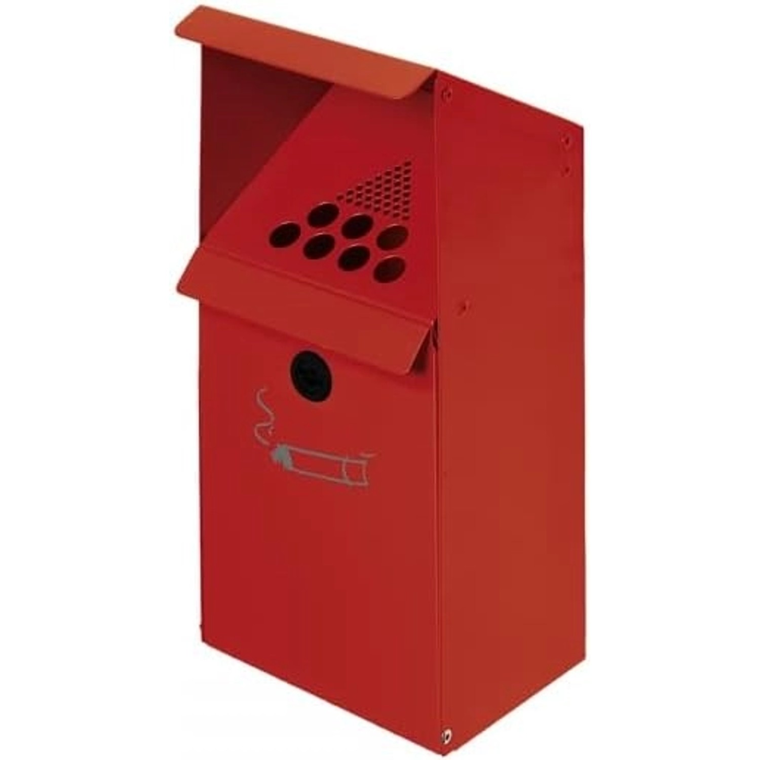 PROREGAL Großvolumiger Wandascher Mit Schutzdach 3,7 Liter HxBxT 41 x 18 x günstig online kaufen