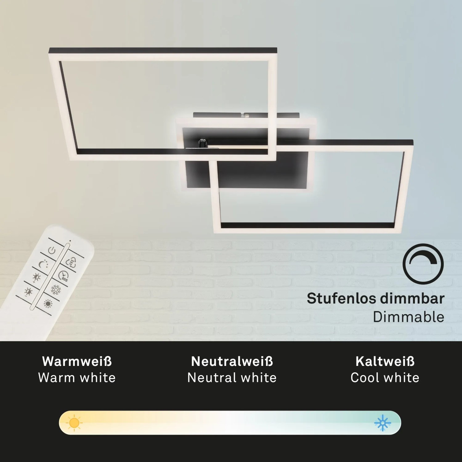 Brilo Led Deckenleuchte Dimmbar