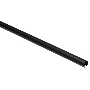 Gardinia Gardinenstange Memphis, Innenlauf, Ø 16 mm, Schwarz, 240 cm.