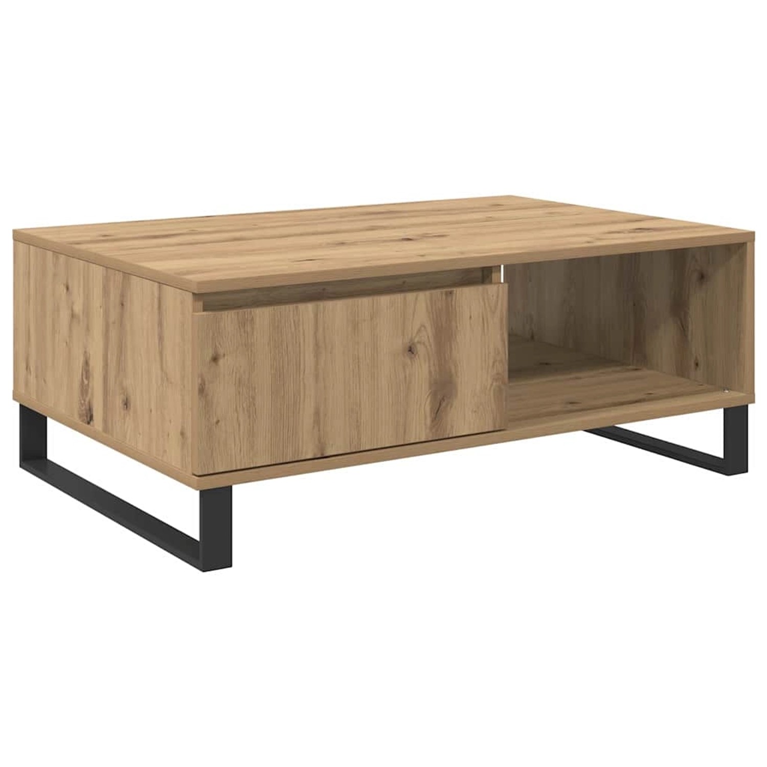 vidaXL Couchtisch Artisan-Eiche 90 x 60 x 35 cm Holzwerkstoff 882590 günstig online kaufen