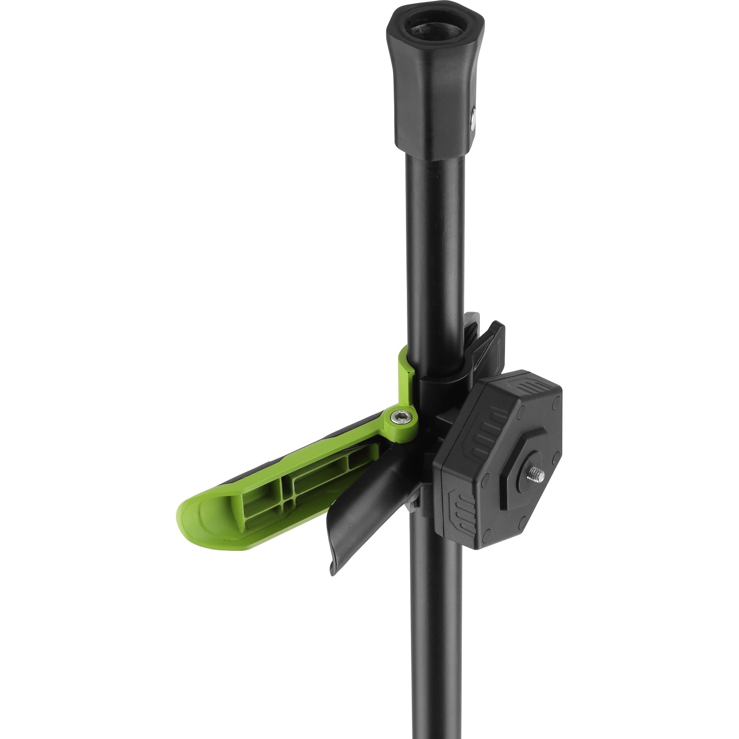 REV Ritter Stativ mit Befestigungsklemme für Y Light Arbeitsleuchte, grün-schwarz.