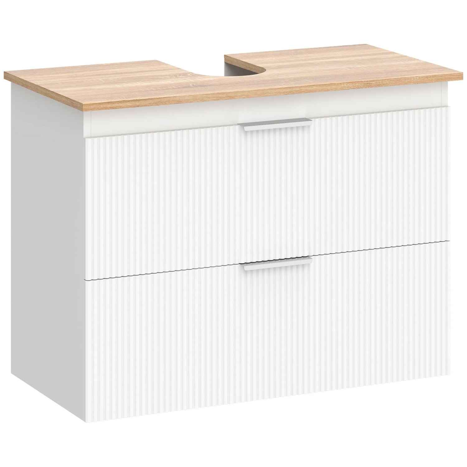 HOMCOM-Waschbeckenunterschrank-80L x 40B x 60H cm